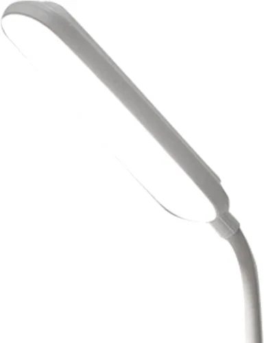 Vista 4 de Lámpara de escritorio LED con carga USB, lámpara de mesa para escuela, hecha de plástico (blanco)