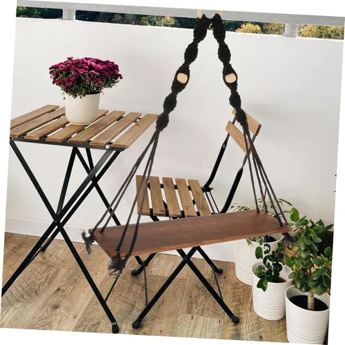 Vista 4 de DECHOUS Estante colgante de madera para niños y niñas, organizador de decoración de habitación delicada, estante creativo para dormitorio