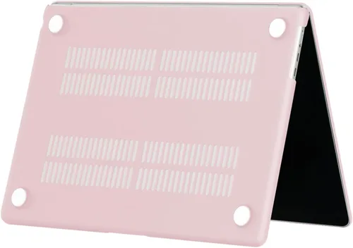 Vista 6 de Funda compatible con MacBook Air de 15 pulgadas 2025 2024 2023 versión M4 A3241 M3 A3114 M2 A2941 Pantalla de retina líquida Touch ID, funda Rosa