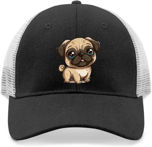 Vista 9 de devor Cap Pug Dog Baseball Cap for Men Funny Caps Adjustable