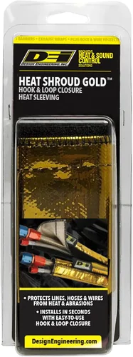 Vista 2 de Design Engineering Heat Shroud Gold - 1/2" - 1-1/4" diámetro interior x 3