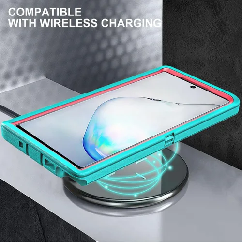Vista 6 de YKHJKLEC Solo funda para Samsung Galaxy Note 10, no compatible con Galaxy Note 10 Plus, con 2 piezas