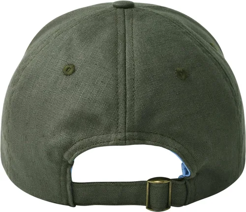 Vista 4 de BOTVELA Gorra de béisbol de lino para hombre, transpirable, de verano, ajustable, estructurada, para deportes al aire libre