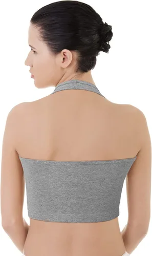 Vista 3 de Geyoga 6 piezas de camisetas halter para mujer, cuello en V, sin espalda, sin mangas, chaleco sin mangas para niñas