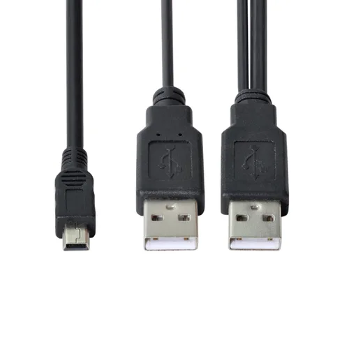 Vista 15 de cablecc Cable de datos de alimentación extra USB tipo A USB 2.0 hembra a USB tipo A macho compatible con unidad de disco SSD impresora escáner