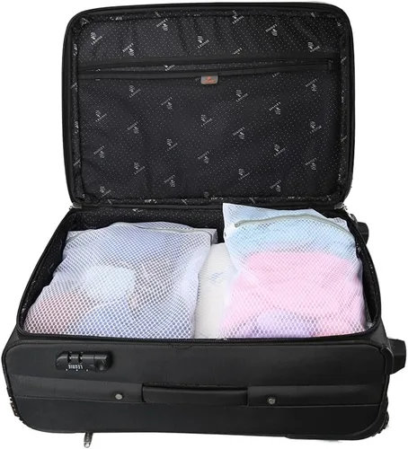 Vista 7 de Vivifying Bolsas de malla XL grandes, paquete de 2 bolsas de malla de panal de 20 x 24 pulgadas para lavadora, ropa delicada, suéter, abrigos