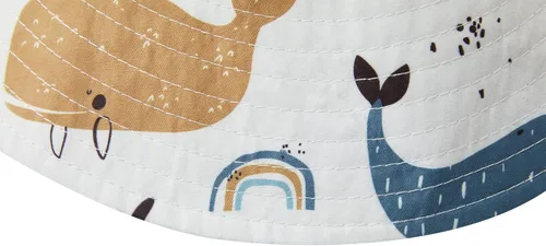 Vista 4 de Sombrero de sol para bebé, sombreros de pescador para niños, protección solar de verano, sombreros de playa para niños, sombrero de ala ancha