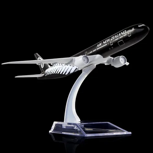 Vista 6 de 24-Hours 1/400 Nueva Zelanda black777 modelo de avión para exhibición
