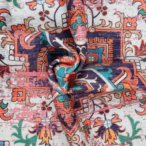 Vista 131 de GLN Rugs Traditional Collection - Alfombra de felpilla lavable a máquina, tradicional lavable, antideslizante, alfombra de felpilla de pelo corto