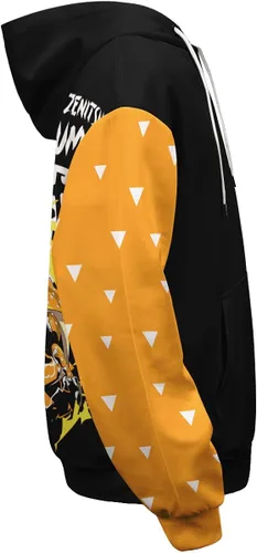 Vista 3 de TIMMOR MAGIC Sudadera con capucha de anime Slayer para hombre y mujer sudadera con capucha impresa en 3D