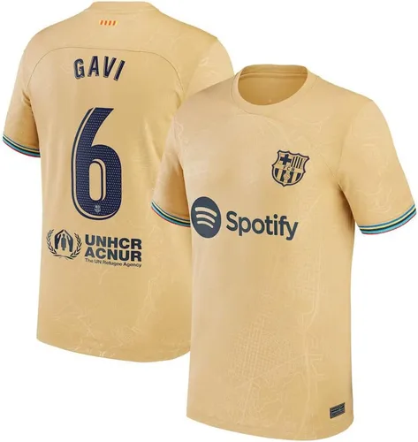 Vista 2 de GAVI 6# Barcelona Away - Camiseta de fútbol 202223