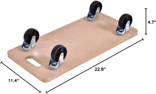 Vista 8 de Casart - Carretilla de madera con 4 ruedas
