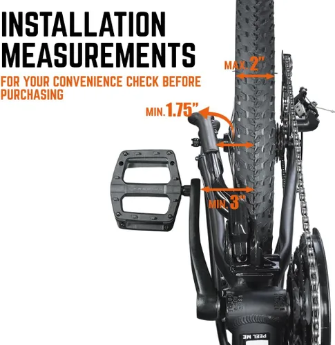 Vista 5 de BV Soporte de bicicleta resistente para bicicleta eléctrica de 24 a 28 pulgadas, soporte de bicicleta que soporta hasta 77 libras, soporte ajustable