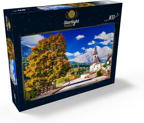 Vista 2 de MyPuzzle Ramsau Near Berchtesgaden Alemania - Rompecabezas prémium de 100 piezas para adultos
