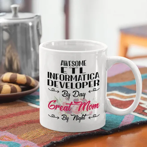 Vista 5 de Mother's Day Gift From Daughter, Son To Mom 11oz, 15oz White Ceramic Mug - Gis Manager