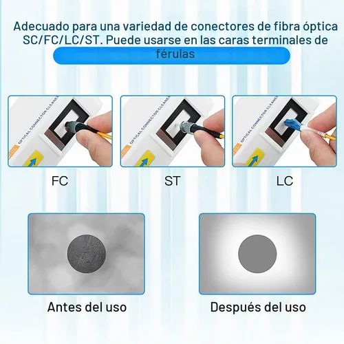 Vista 7 de Kit de terminación de fibra - Localizador visual de fallas de 18.6 mi, kit de herramientas de fibra óptica FTTH para ingeniería CATV, cuchilla