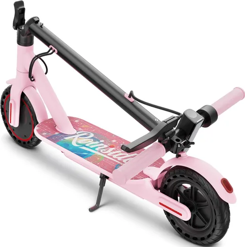 Vista 12 de Electric Scooter- 8.5"/10''Solid Tires, 350W/500W Motor, Up to 19/22MPH& 12/16/21/23Miles Long-Range Scooter with Double Braking System Verde07