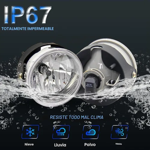 Vista 6 de Luces antiniebla para Ford Expedition 2007 2008 2009 2010 2012 2013 2014 Kit de repuesto para Ford Ranger 2008 2009 2010 2011 con cableado e