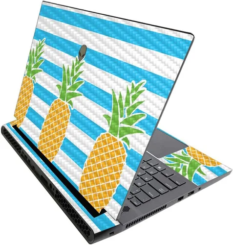 Vista 703 de MightySkins - Skin brillante con purpurina para Alienware M17 R3 (2020) y M17 R4 (2021) - Diversión de los años 90 Acabado duradero con purpurina