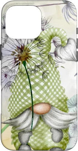 Vista 19 de Cute Gnome Dandelion Flower Pattern for Women Mom Aesthetic Case for iPhone 17