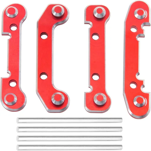 Vista 2 de Placa de montaje de refuerzo para brazo oscilante delantero trasero compatible con WLtoys 144001 144002 144010 124016 124017 124018 124019 RC Car