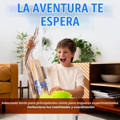 Vista 5 de Adventure Awaits! - Juego de 2 arcos y flechas de madera hechos a mano para niñas - 20 flechas de madera y 2 carcajes - para jugar al aire libre