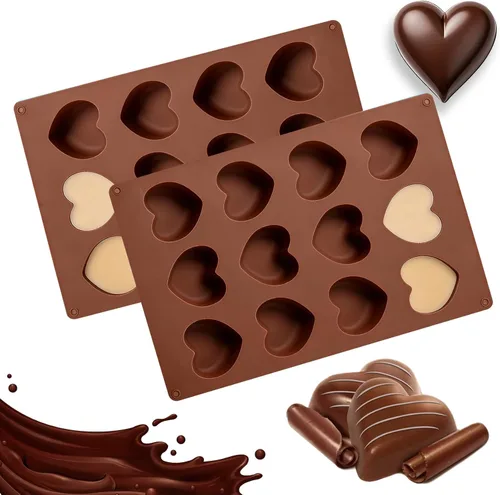 Vista 17 de 1 molde de silicona para chocolate, molde cuadrado de silicona, molde de barra de chocolate antiadherente, molde de chocolate reutilizable