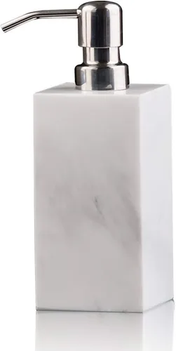 Vista 10 de Botella dispensadora de jabón de mano y loción, mármol natural, para cocina, baño, encimera, lavandería, capacidad para platos, jabón, champú, gel