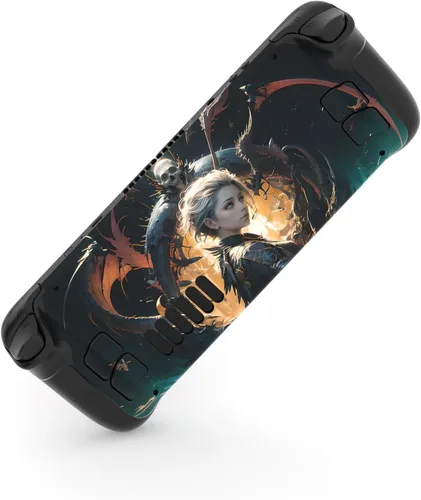 Vista 6 de PlayVital Juego completo de calcomanías protectoras para cubierta de vapor, pegatinas personalizadas cubierta de vinilo para Steam Deck PC
