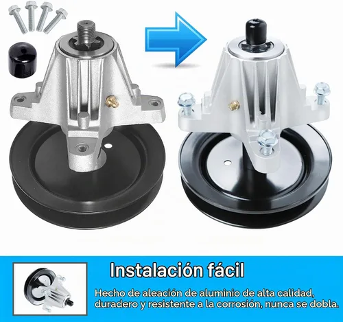 Vista 3 de [Usado] 918-04822 Conjunto de husillo compatible con cubiertas de 42 pulgadas Cub Cadet/MTD/Troy-Bilt LTX1040 LTX1042 LTX1045 RZT-42, 618-04822