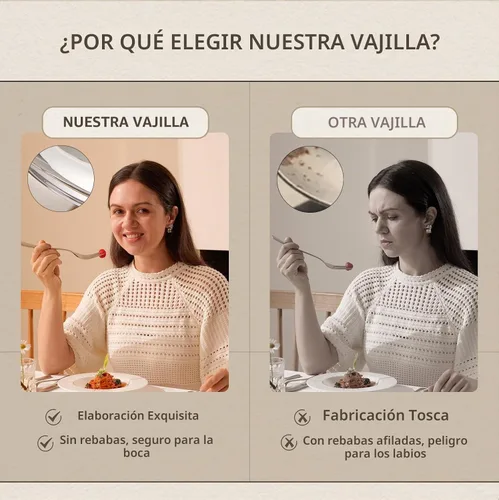 Vista 7 de KINGSTONE Juego de cucharas de cena, cucharas de mesa de cubiertos de 12 piezas, cucharas de acero inoxidable de grado alimenticio de alta calidad