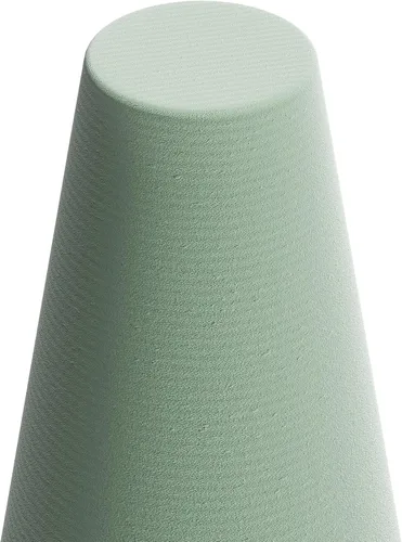 Vista 4 de FloraCraft Cono Floral Desert DryFōM de 3.8 pulgadas x 8.8 pulgadas, verde