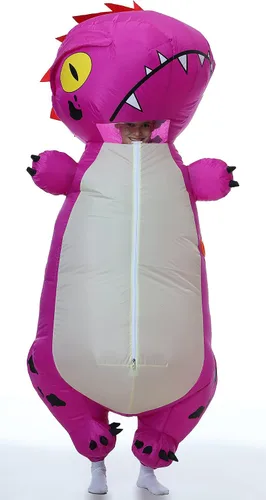 Vista 2 de FUNNY COSTUMES Disfraz de dinosaurio T-Rex para adultos tamaño gruñón