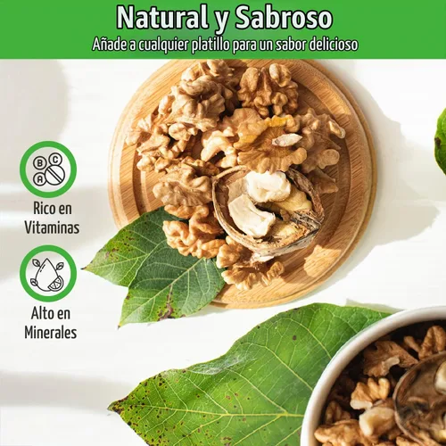 Vista 5 de Sincerely Nuts Nueces crudas sin cáscara (bolsa de 1 libra) Mitades y piezas de nuez sin cáscara Fácil de comer y cocinar directamente