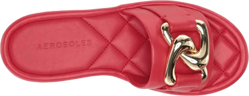 Vista 5 de Aerosoles Pantuflas cómodas para mujer, Rojo