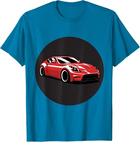 Vista 5 de 370z Car Retro Design Sport Camiseta, Blanco