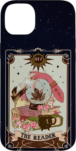 Vista 15 de Tarot Card Lover Tarot Reader Fortune Teller Book Lover Funda para iPhone 17