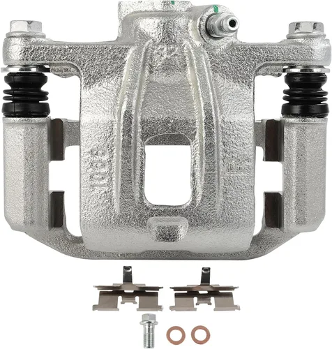 Vista 28 de cciyu Conjunto de pinza de freno trasera izquierda 18B4644A con soporte para Buick Rendezvous, para Chevy Venture, para Oldsmobile Silhouette