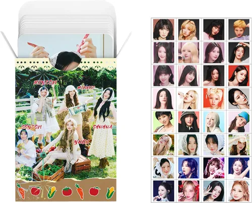 Vista 5 de KPOPBP (G) I-DLE - Juego de 55 tarjetas fotográficas KPOP Album I Feel Lomo para fanáticos de NEVERLAND para niños y niñas