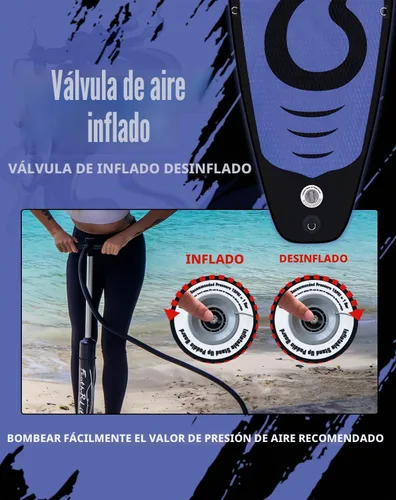 Vista 9 de FEATH-R-LITE Inflatable Stand Up Paddle Board with Beginner SUP Accessories
