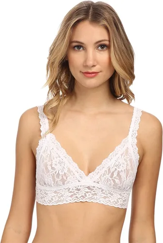 Vista 6 de hanky panky, Bralette cruzado de encaje exclusivo Rosa Belle