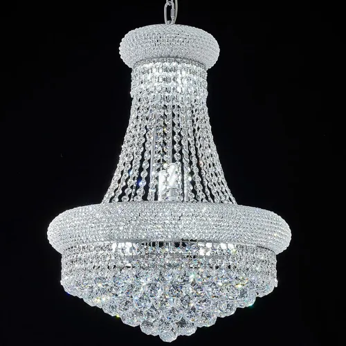 Vista 12 de Candelabros rectangulares de cristal para comedor, 10 luces de altura ajustable, lámpara de techo ovalada de cristal para isla de cocina, acabado