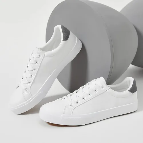 Vista 7 de FRACORA - Tenis blancos para hombre de piel sintética