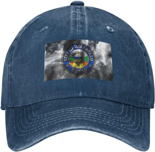 Vista 14 de Amarillo Texas Seal Baseball Cap for Men Women Hats Adjustable Dad Hat Cotton Caps