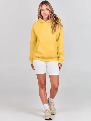 Vista 94 de ANRABESS - Sudaderas con capucha para mujer, sobre talla, de vellón de manga larga, modelo de 2024, para otoño