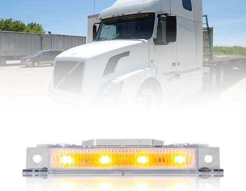 Vista 7 de Marcador superior LED para cabina de techo para Volvo VNL VNM 2008-2017 Lámpara de techo de cabina, impermeable, aprobado por DOT, blanco, lente