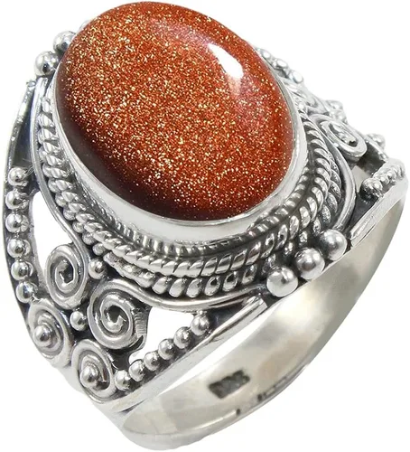 Vista 13 de Anillo de Plata Esterlina 925 para Mujeres con Piedra Preciosa Natural, Anillo de Compromiso de Plata Esterlina, Piedra Natal de Junio con Engaste