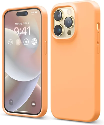Vista 8 de elago Compatible con Funda para iPhone 14 Pro, Funda de Silicona Líquida, Cubierta Protectora de Cuerpo Completo, A Prueba de Golpes, Funda Delgada