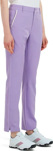 Vista 2 de Lesmart Pantalones de golf para mujer, elásticos, ligeros, transpirables, de secado rápido, para trabajo, con bolsillos