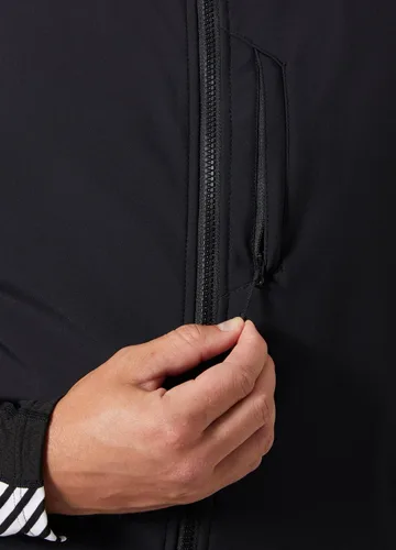 Vista 6 de Helly-Hansen Paramount Softshell Vest - Chaleco con forro polar para hombre, transpirable, resistente al agua y al viento, ropa de senderismo ligera